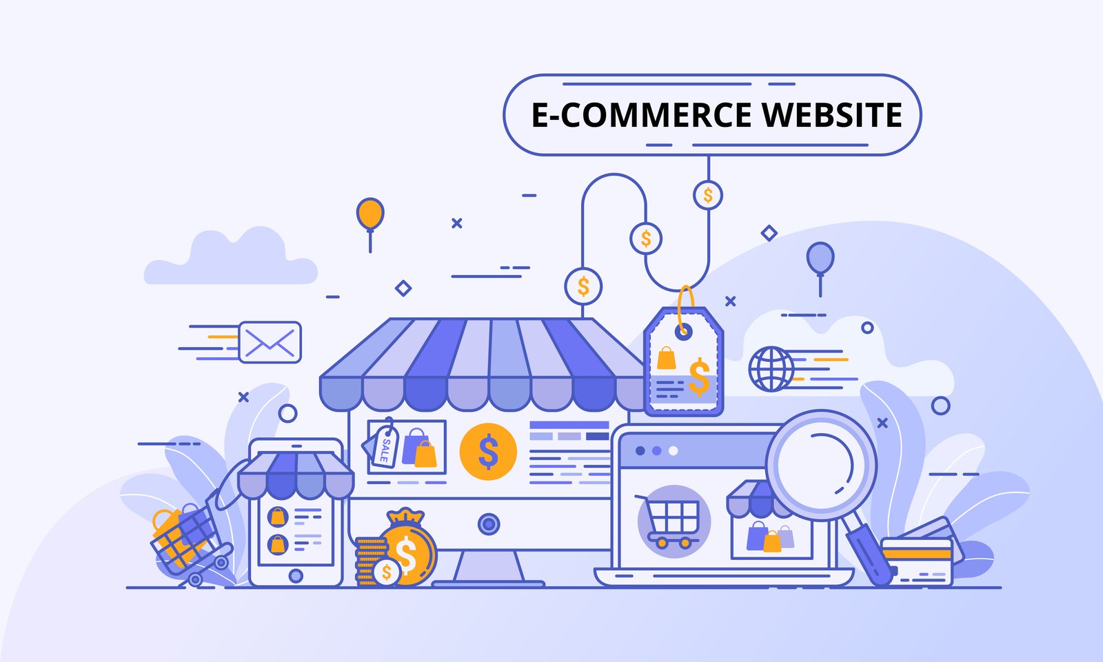 eCommerce website article cover 
